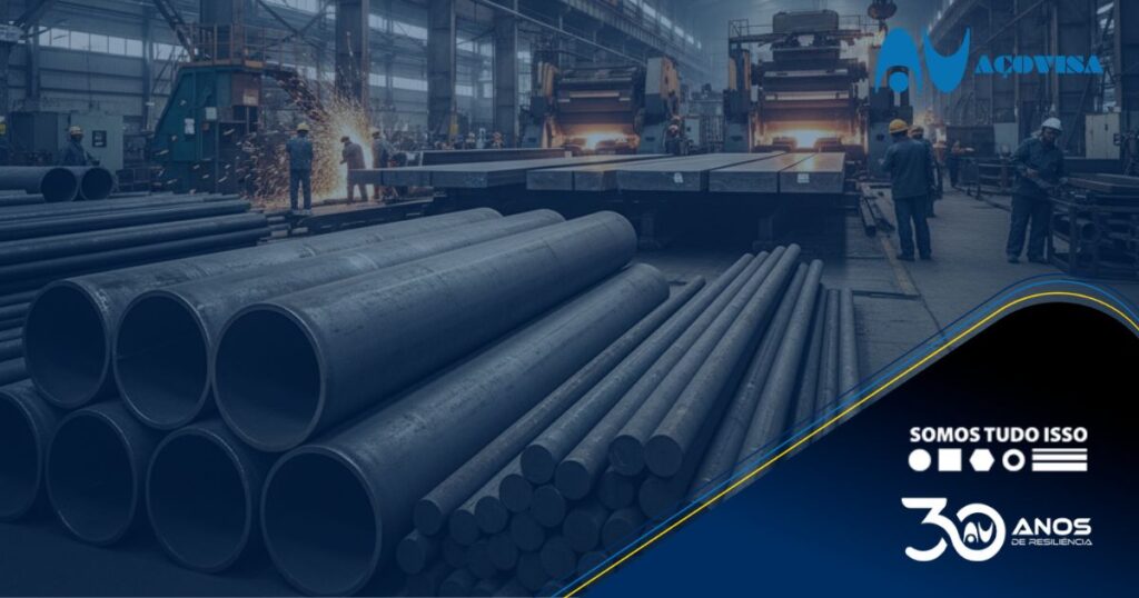Aços que impulsionam a Produção Metalúrgica - Açovisa