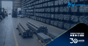 aço sextavado para peças técnicas