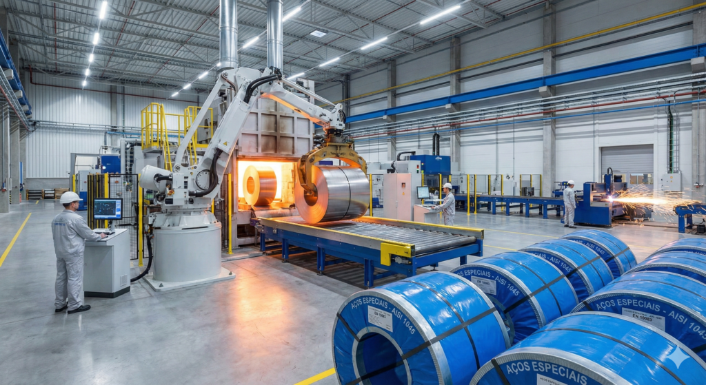 Aços Especiais: O que são, tipos, aplicações e por que eles fazem toda a diferença na indústria moderna 1 Bobinas de Acos Especiais