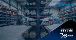 barra sextavada de aço