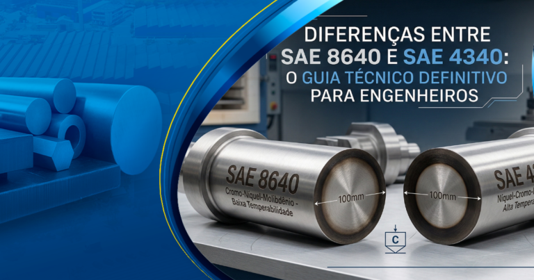 Diferenças entre SAE 8640 e SAE 4340