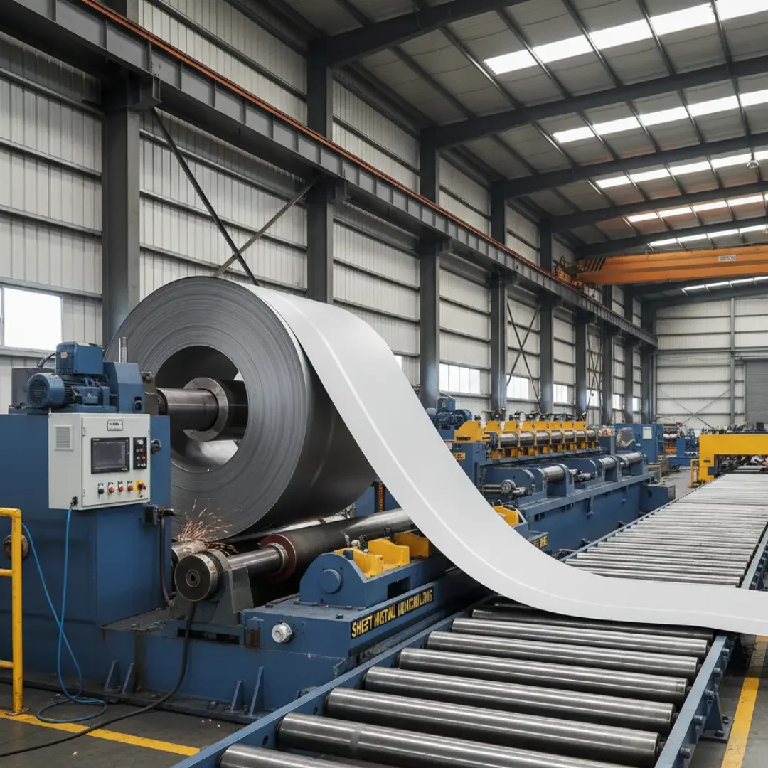 desbobinamento de chapa