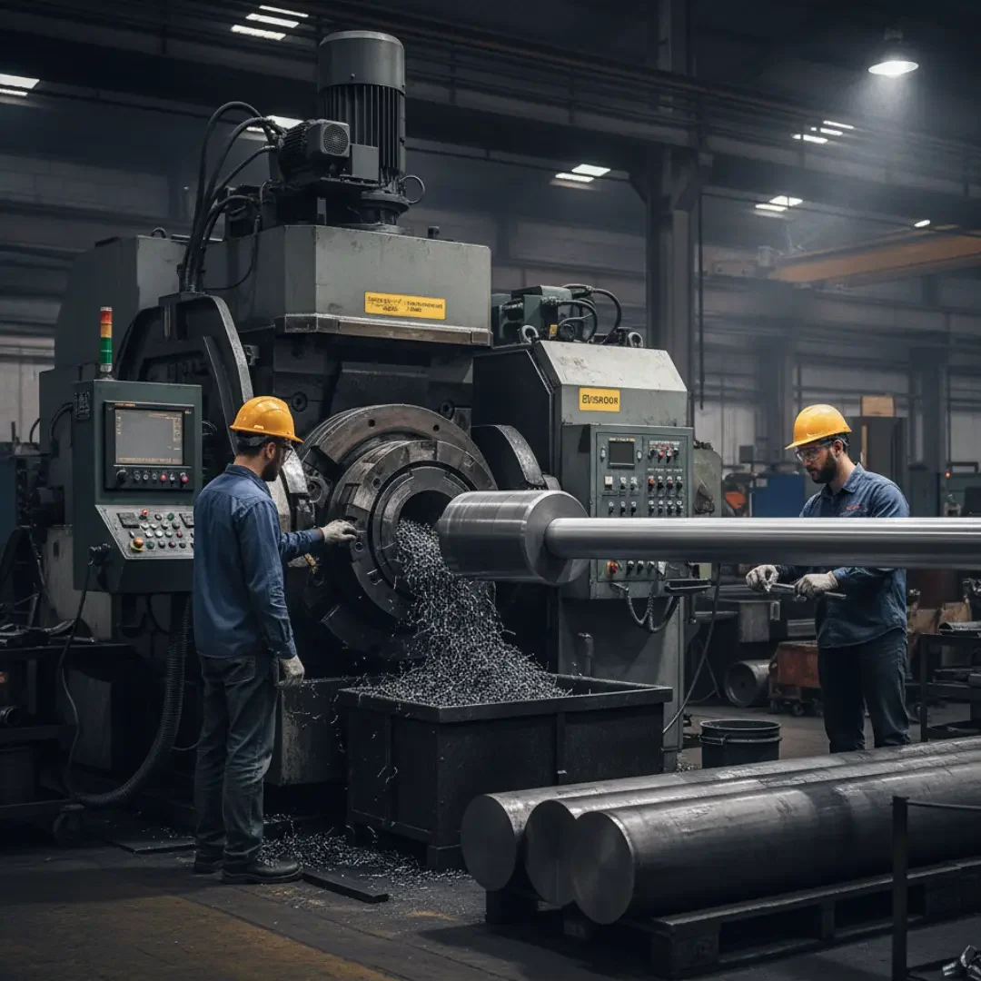 descascamento de barras